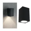 Paulmann Flame aplique 1 luz 10,3cm antracita