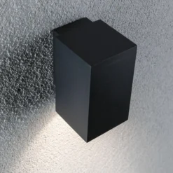 Paulmann Flame aplique 1 luz 10,3cm antracita