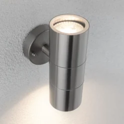Paulmann Flame aplique para exterior 2 luces acero inoxidable