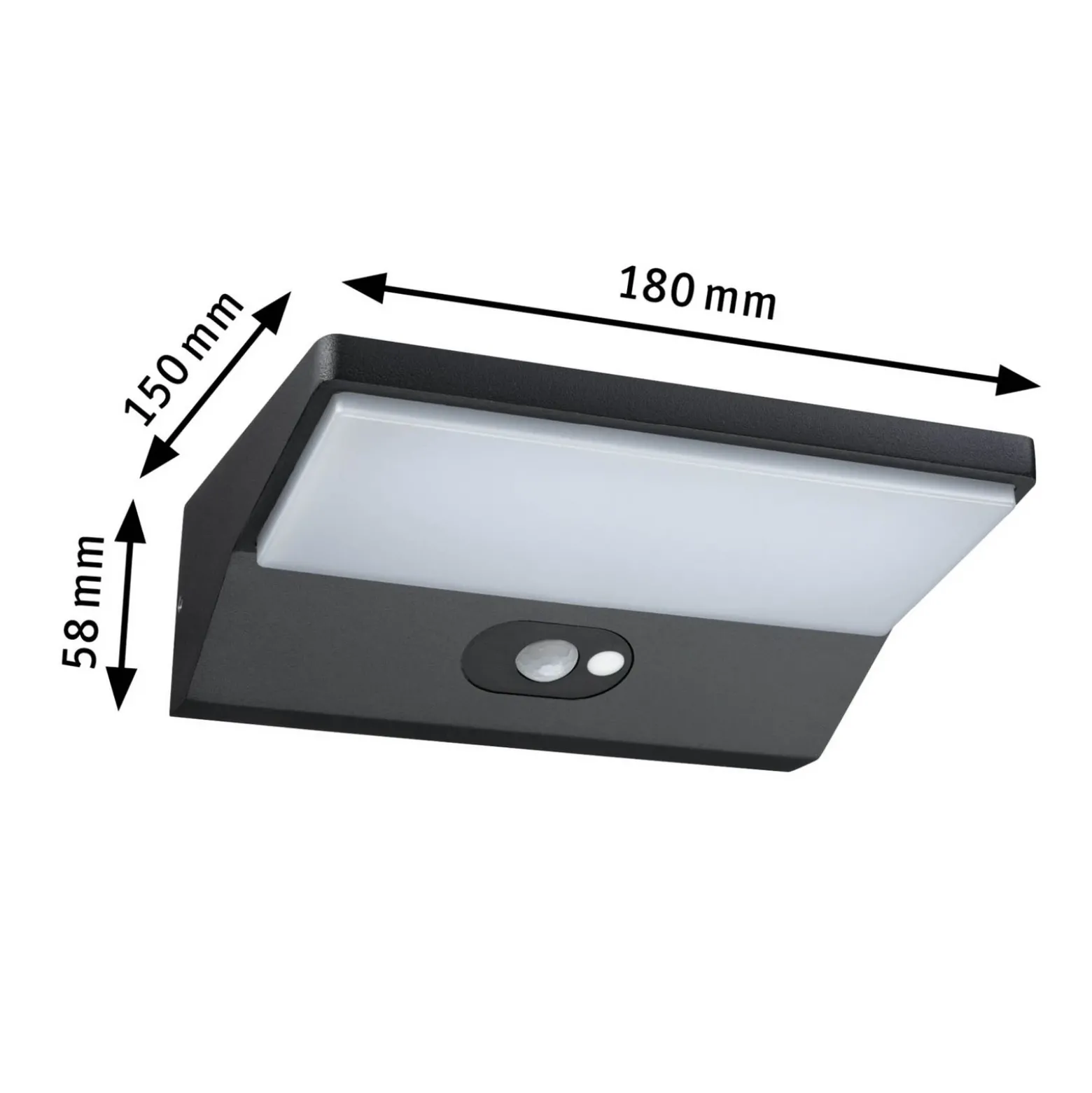 Paulmann House aplique LED sensor profundidad 15cm