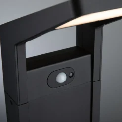 Paulmann Juntea Bolardo luminoso LED, aluminio, antracita, sensor