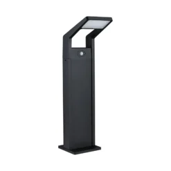 Paulmann Juntea Bolardo luminoso LED, aluminio, antracita, sensor