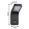 Paulmann Kulma aplique LED para exterior con sensor