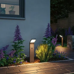 Paulmann Kulma Bolardo luminoso LED con sensor