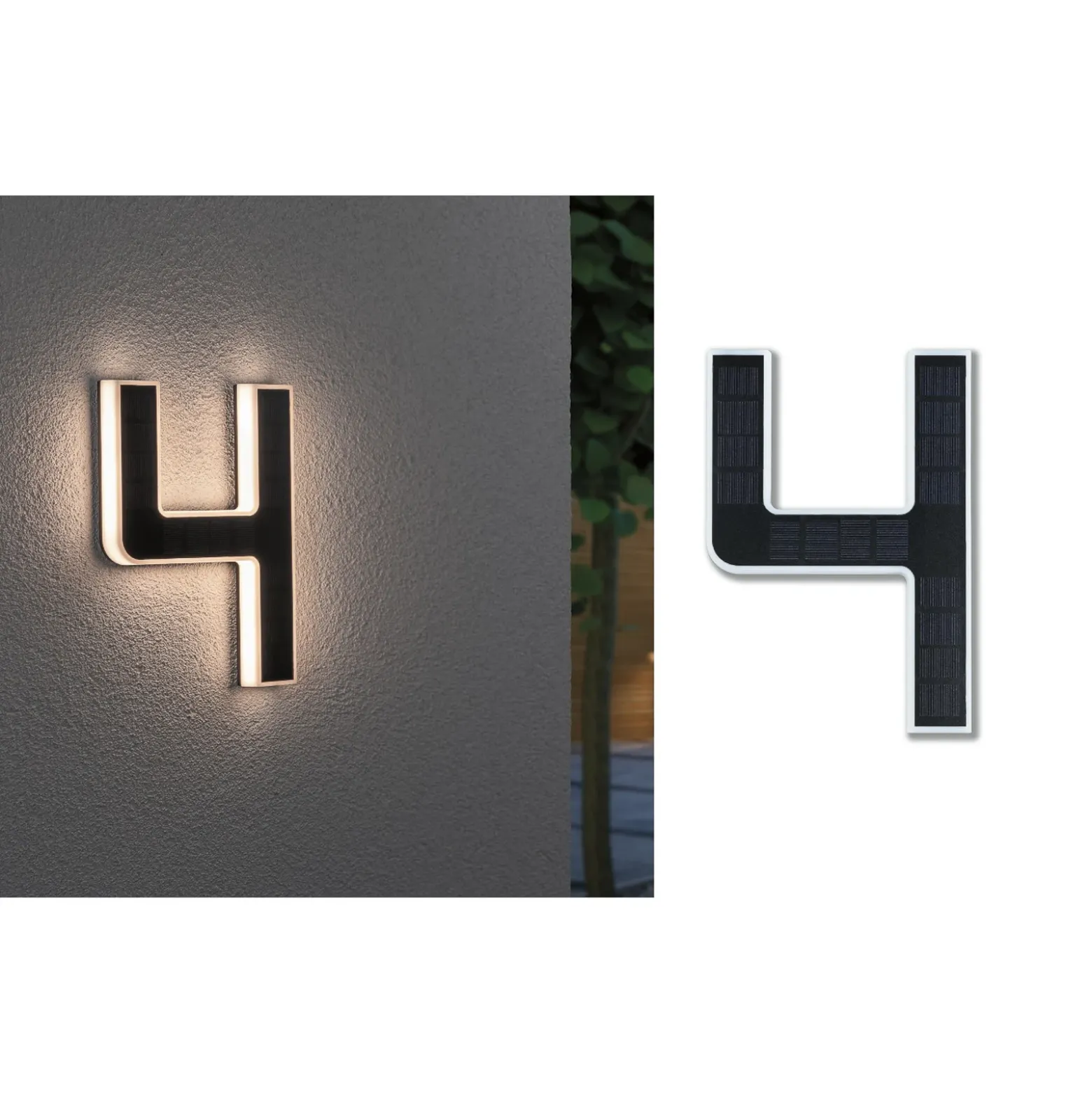 Paulmann número de casa LED solar 4