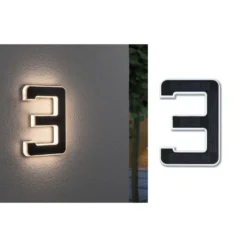 Paulmann número de casa LED solar 3