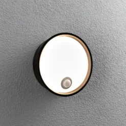 Paulmann Platomo aplique LED para exterior sensor negro