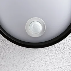 Paulmann Platomo aplique LED para exterior sensor negro