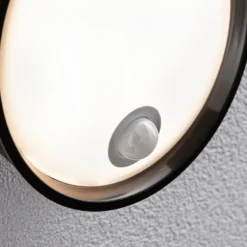 Paulmann Platomo aplique LED para exterior sensor negro