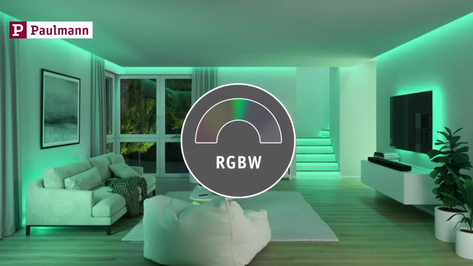 Paulmann Plat ZigBee RGBW Bolardo luminoso LED regulable