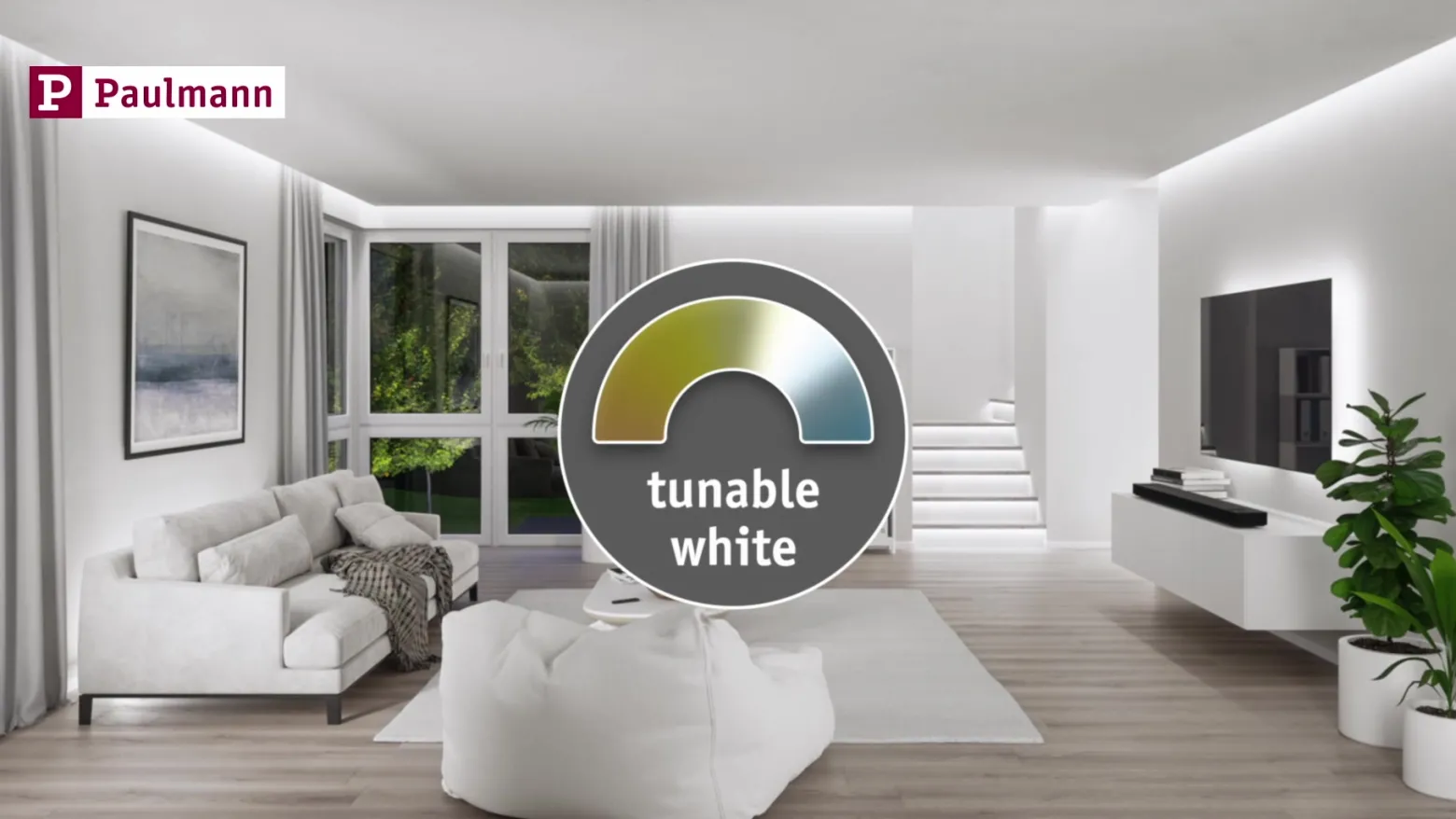 Paulmann Plat ZigBee RGBW Bolardo luminoso LED regulable
