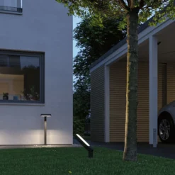 Paulmann Plug & Shine, bolardo luminoso LED Ito, horizontal, IP65