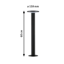 Paulmann Plug & Shine Bolardo luminoso LED Placa, RGBW, ZigBee