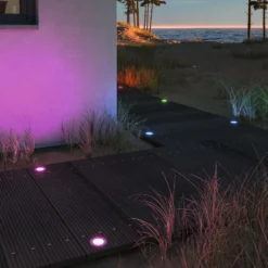 Paulmann Plug & Shine Foco LED empotrable de suelo Floor RGBW ZigBee