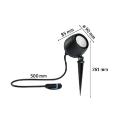 Paulmann Plug & Shine foco LED Kikolo, ZigBee, 2.200 K