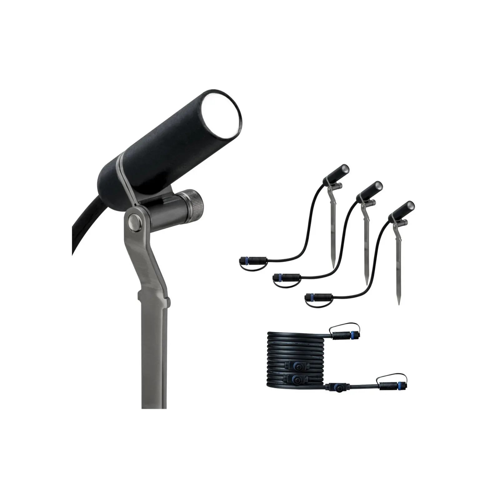 Paulmann Plug & Shine Plantini 3000K suplemento de 3 piezas