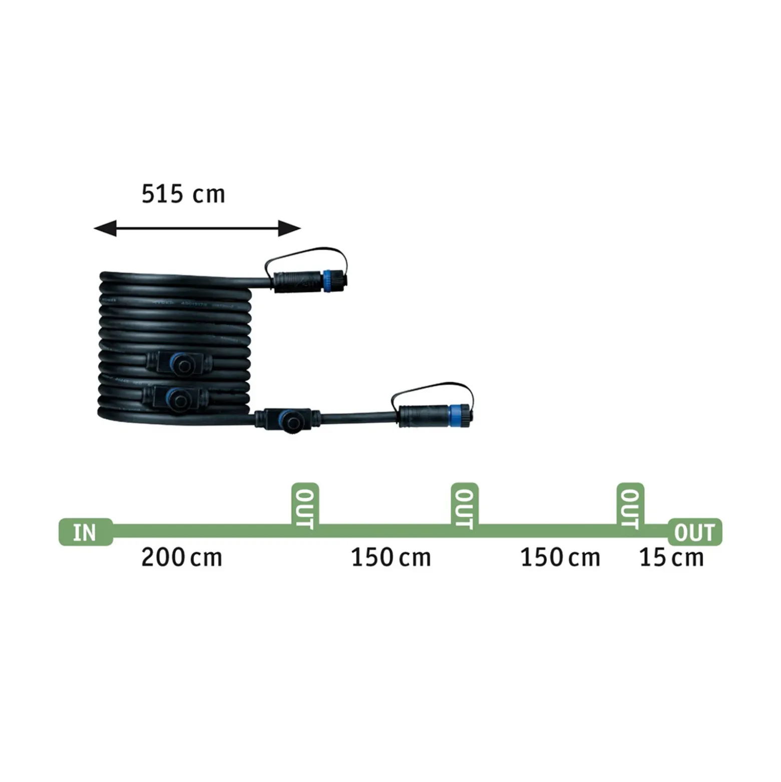 Paulmann Plug & Shine Sting 3000K Extensión de 3 unidades