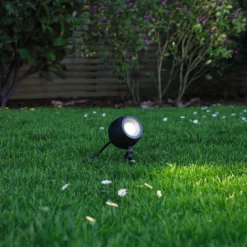 Paulmann Smart LED-Erdspießspot Kikolo, RGBW, antracita IP65