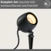 Paulmann Smart LED, proyector de suelo con piqueta Kikolo, CCT, antracita, IP65