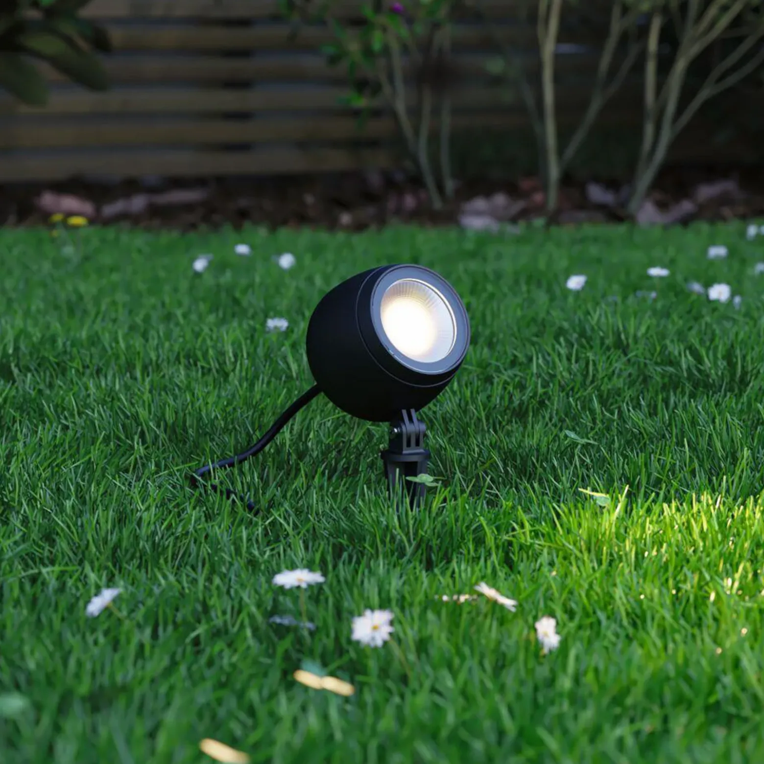 Paulmann Smart LED, proyector de suelo con piqueta Kikolo, CCT, antracita, IP65