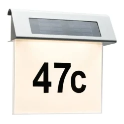 Paulmann Solar aplique con número de casa LED IP44