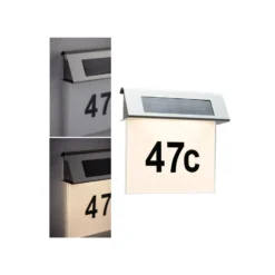Paulmann Solar aplique con número de casa LED IP44