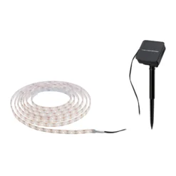 Paulmann 78896 tira LED solar 3 m, blanco cálido