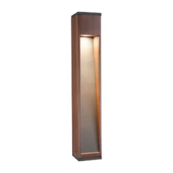 Paulmann Trabia Baliza LED madera, altura 60 cm