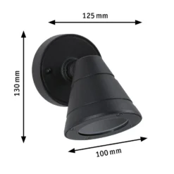Paulmann Trian aplique de exterior GU10 orientable