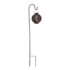 Piqueta solar LED Forli, efecto llama, juego de 2 unidades, 93 cm, IP44