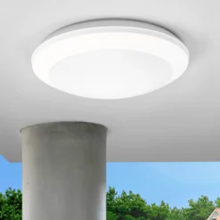 Plafón con sensor Umberta 2 x E27 blanco