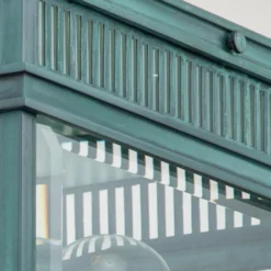 Plafón de exterior Holborn, acabado verdigris