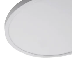 plafón LED Lindby Pravin, Ø 30 cm, CCT, blanco