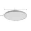 plafón LED Lindby Pravin, Ø 40 cm, CCT, blanco