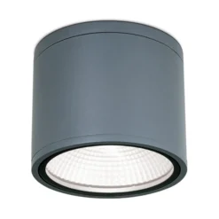 Plafón LED Sputnik IP65 Ø 14,5 cm antracita