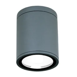 Plafón LED Sputnik IP65 Ø 9 cm antracita