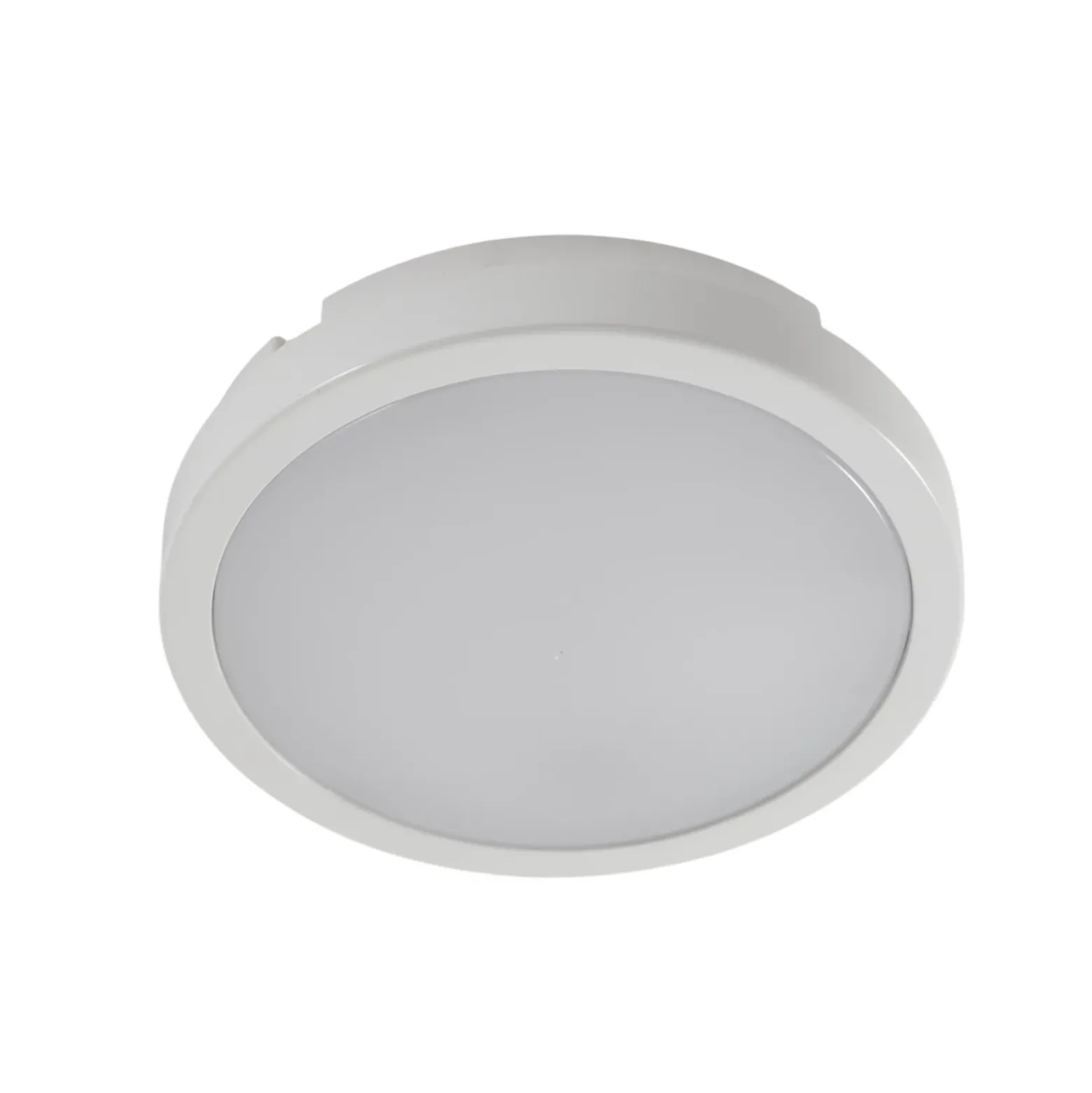 Plafón LED Vera, blanco, plástico, Ø 22 cm, IP65
