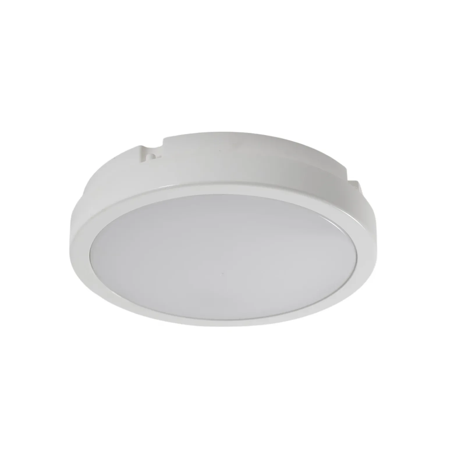 Plafón LED Vera, blanco, plástico, Ø 22 cm, IP65