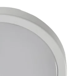 Plafón LED Vera, blanco, plástico, Ø 22 cm, IP65