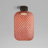 Plafón para exterior Bover Nans PF/31.2 LED, rojo