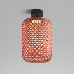 Plafón para exterior Bover Nans PF/31.2 LED, rojo