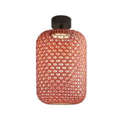 Plafón para exterior Bover Nans PF/31.2 LED, rojo
