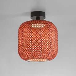 Plafón para exterior Bover Nans PF/31 LED, rojo
