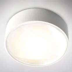Plafón para exterior LED Girona, blanco
