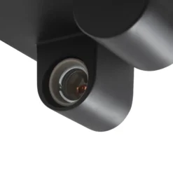 Plafón para exterior Lindby Kremena, negro