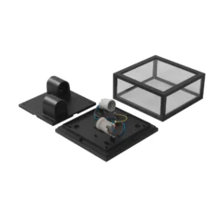 Plafón para exterior Lindby Kremena, negro