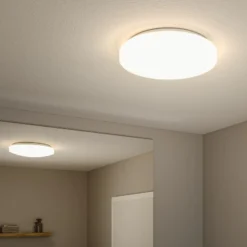 Plafón Paulmann Axin, Ø 35 cm, blanca, IP44, E27
