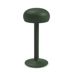 PLEASE WAIT to be SEATED Lámpara de mesa recargable Emendo, verde, IP44