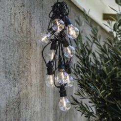 PR Home Glow cadena de luces exterior LED, negro
