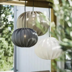 PR Home Hilma colgante exterior, blanca Ø 60 cm